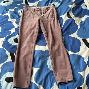 Anthropologie Pilcro and the Letterpress high rise skinny corduroy pants